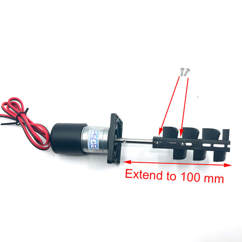 Version 2 High Performance Adjustable Height White Ink Stirrer Mixer for L1800, 1390 DTF & DTG Printers - with Geared Motor