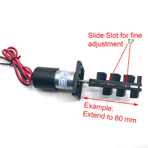 Version 2 High Performance Adjustable Height White Ink Stirrer Mixer for L1800, 1390 DTF & DTG Printers - with Geared Motor