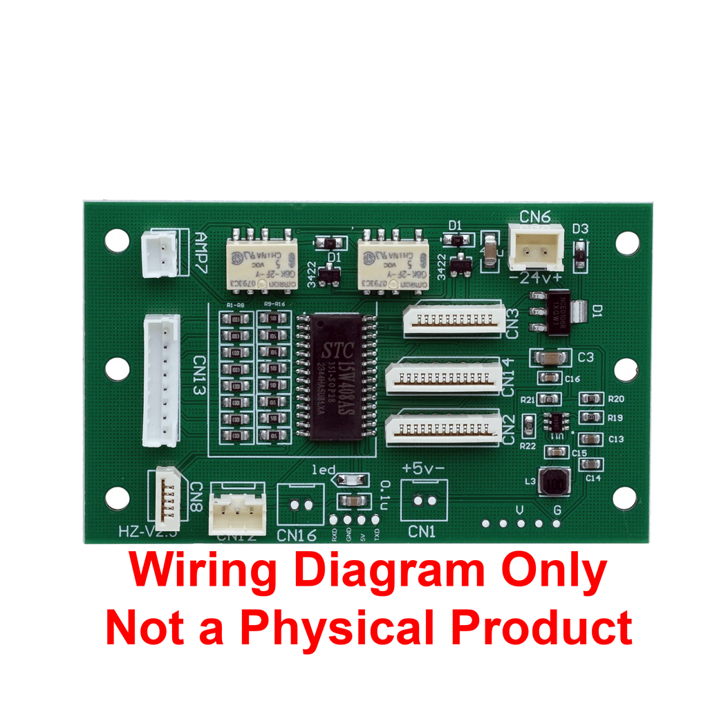 Connection Wiring Diagram for Procolored DTF Control Board CB-F13 – Digital Breakout Board Wiring Guide