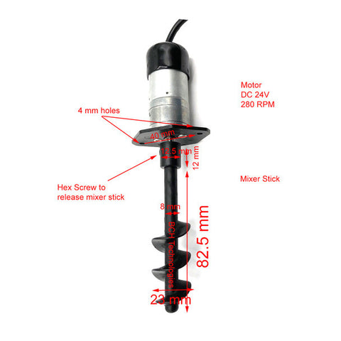 Version 1 High Performance White Ink Stirrer Mixer for L1800, 1390 DTF & DTG Printers - with GA25-370 Motor