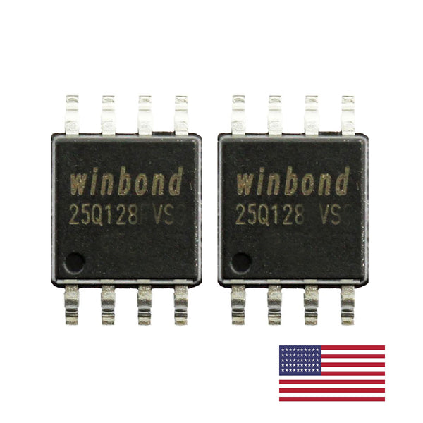 2PCS W25Q128JVSQ 25Q128JVSQ128-Mbit 3V serial flash memory SOP8 for Firmware