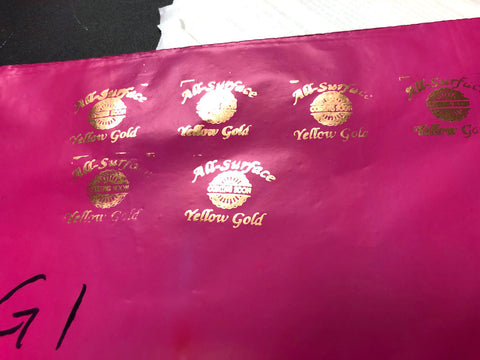 BCH Premium Yellow Gold All-Surface Gold Stamp Ink - The Ultimate Solution for High-Quality Stamping