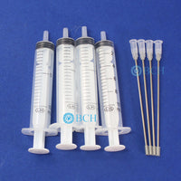 8 PCS Tool: 4x 10ml Syringe + 4x Extra Long Blunt Needle for Cartridge Refill CISS CIS (AS-SY10-X4)