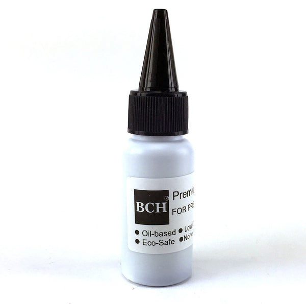 Premium Black Oil-Based Refill Ink for Pre-Inked Stamps & Dot Matrix Printers