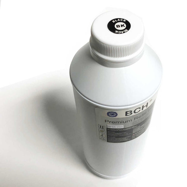 BCH Fast Dry Black (Double Extra Dark) for Industrial Mail Printing (C6195A Compatible PD4/PD6) - 1 Liter