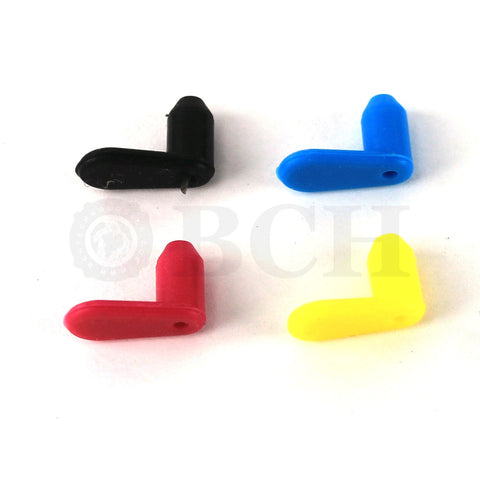 4 Color 4 mm L Silicone Plugs for Ink Refill HP 88 564 920 940 950 932 XL (4 PCS)