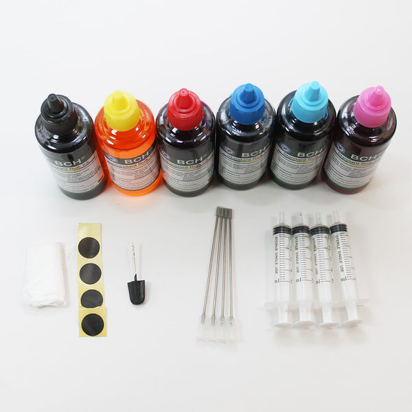 Standard 600 ml 6-Color Refill Ink for All Printers (KD600X-CU-LCLM)