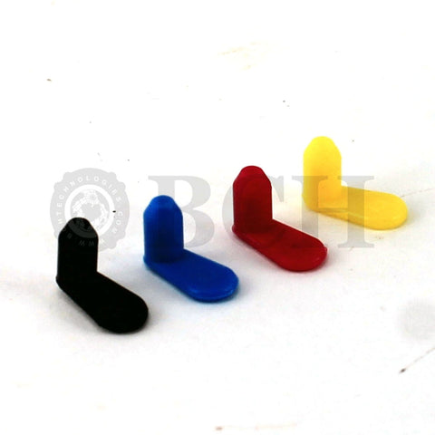 4 Color 4 mm L Silicone Plugs for Ink Refill HP 88 564 920 940 950 932 XL (4 PCS)