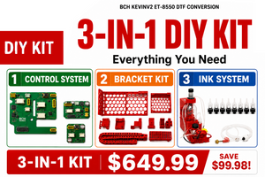 BCH KevinV2 ET-8550 DTF Conversion 3-in-1 Complete Kit – Electronic Control System, Essential Brackets and Whole Ink System