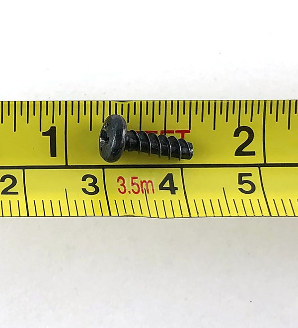 Epson Tite Screw: Black 3x10 Screw Secure to Plastics - 3 PCS