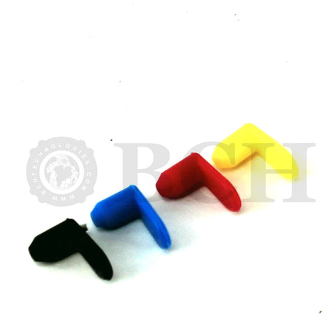 4 Color 4 mm L Silicone Plugs for Ink Refill HP 88 564 920 940 950 932 XL (4 PCS)