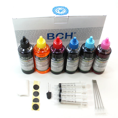 Standard 600 ml 6-Color Refill Ink for All Printers (KD600X-CU-LCLM)