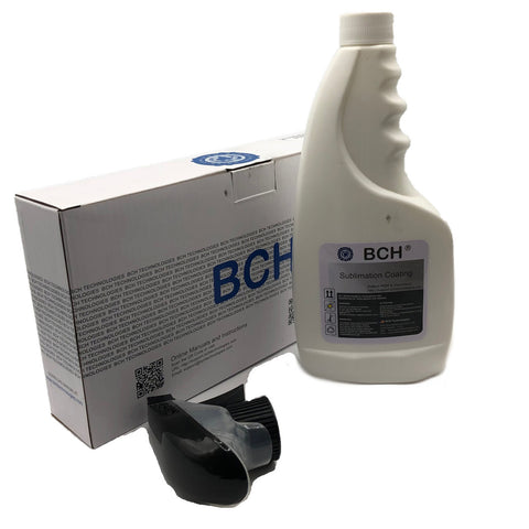 BCH Sublimation Coating Spray for All Types of Fabric - 500ml (16 oz) - Suitable for Cotton, Polyester, T-shirts, and Canvases - Features Quick-Drying Formula,  One-Step Application, and Exceptional Adhesion