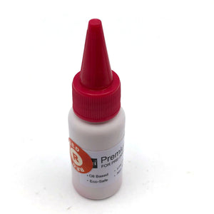 Spot Red Oil-Based Premium Stamp Refill Ink by BCH for Pre-Inked Rubber Gel Pads & Dot Matrix Ribbons - 20 ml -0.68oz