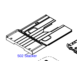 Used Paper Stacker Output Paper Holder for Epson EcoTank Photo ET-8550 Printer AS-IS No Refund