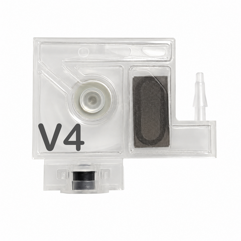 BCH V4 DTF Ink Damper for ET-8550 Conversion – Dual-Barb C2/C3 Tube Fitting, Prime Port, One-Way Valve and Integrated Filter