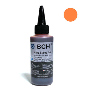 Sunflower Color Re-Entry Stamp Ink by BCH for Event Admittance - Skin-Safe with Aloe Vera Extract - 3 oz Sunflower