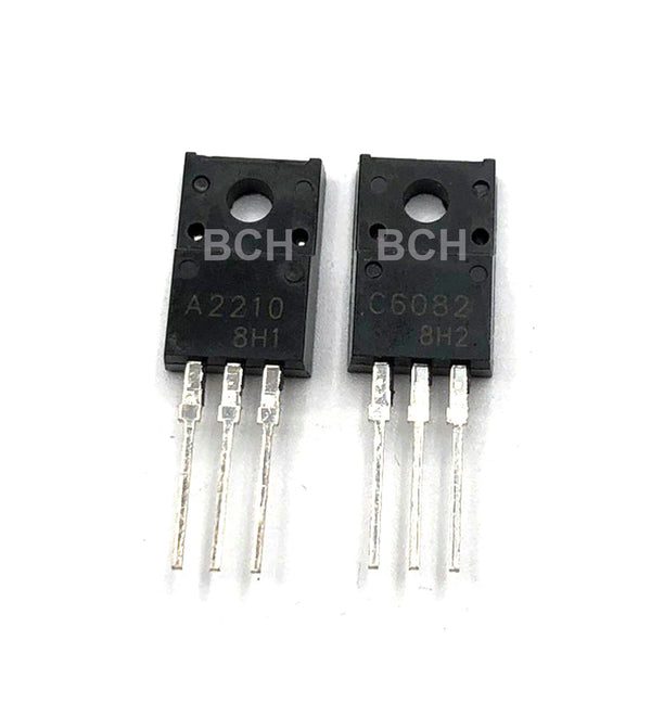 Transistor Pair C6082 (2SC6082) and A2210 (2SA2210) for Epson EcoTank & L1800