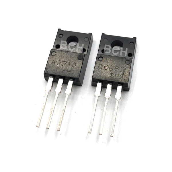 Transistor Pair C6082 (2SC6082) and A2210 (2SA2210) for Epson EcoTank & L1800