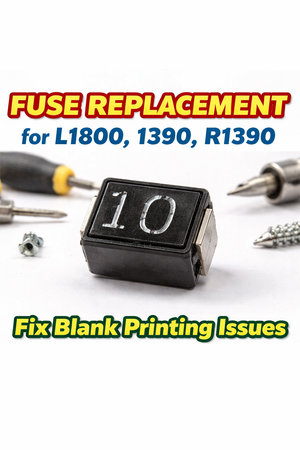 Fuse Replacement for L1800, 1390, and R1390 DTF/DTG Printers to Fix Blank Printing Issues