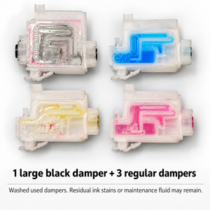 4 Used Genuine Epson Dampers for SureColor SC-F170