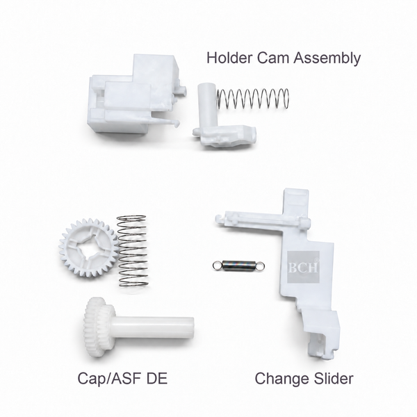 CAP/ASF DE Gear Drive Kit for ET-8550 – Cam Holder Assembly, Transmission Slider / Change Gear Assembly, Capping Station Drive Gear
