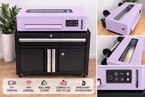 Kevin R2R Industrial A3+ DTF Printer XP600 – Built for Production – Intelligent White Ink System