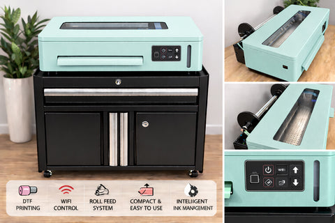 BCH R2R Industrial A3+ DTF Printer XP600 – Built for Production – Intelligent White Ink System