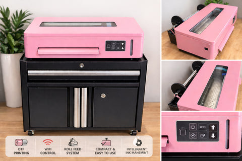 Kevin R2R Industrial A3+ DTF Printer XP600 – Built for Production – Intelligent White Ink System