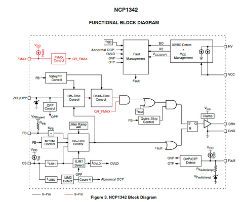 Epson L1800 1390 Power Supplies IC Chip One:  IC1 - NCP1342: High-Performance Quasi-Resonant Flyback Controller with Dynamic Self-Supply