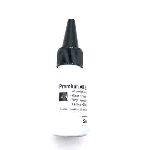 BCH Premium All-Surface Stamp Ink - Solvent Based Fast Dry Silver