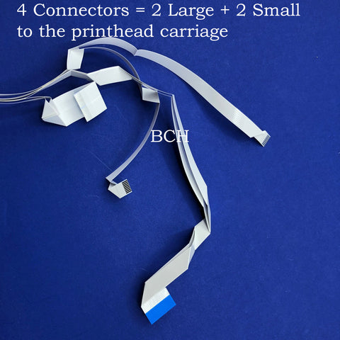 Printhead FFC Bundle Combo for Epson WorkForce: WF-7210 WF-7218 WF-7610 WF-7620 WF-7621 WF-7710 WF-7720