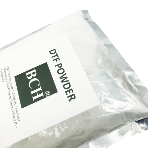 BCH Premium DTF Powder - Direct to Film Digital Transfer Powder - Hot Melt Adhesive 500g (1.1 Lb) Bulk Package