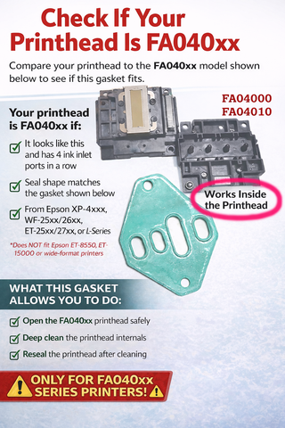 FA040xx Printhead Deep Cleaning & Reseal Kit