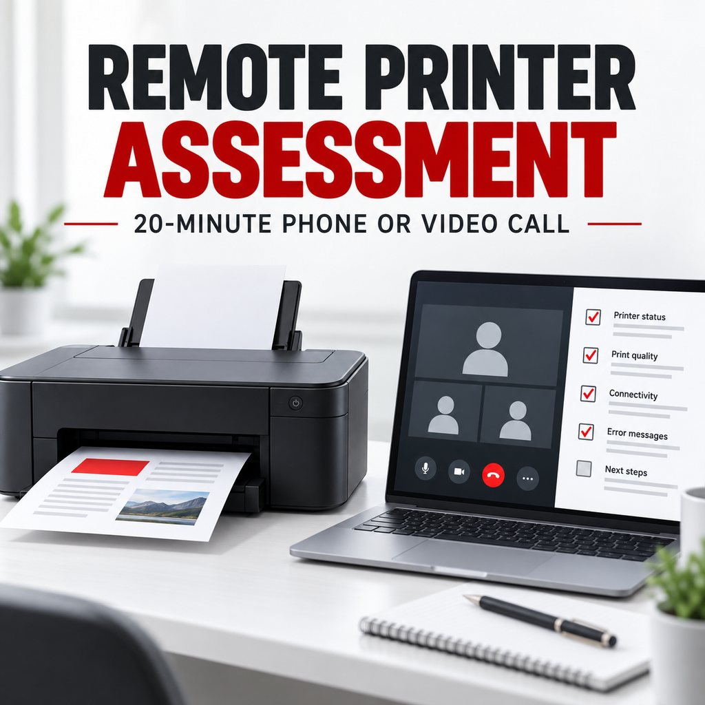 BCH Remote Printer Assessment — 20-Minute Phone or Video Consultation
