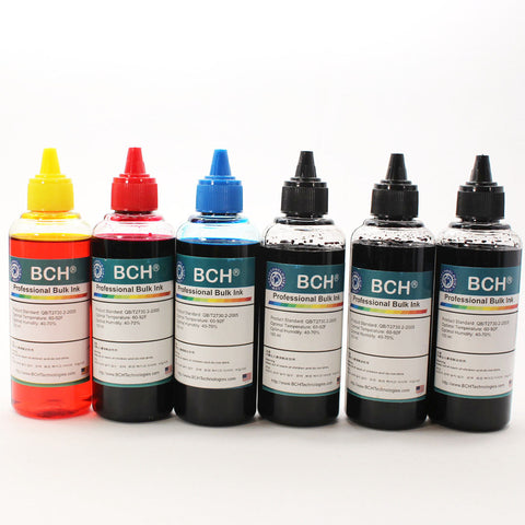 Standard Dye Ink - 100 ml x 6 Four-Color Ink for HP