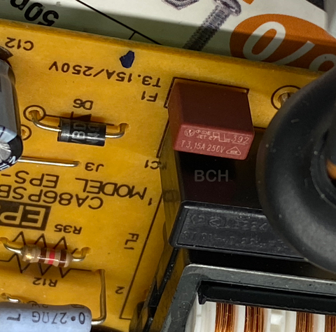 T315 Slow Blow Square Fuse – 3.15A 250V Perfect for Epson Printer Power Supplies