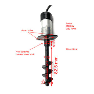 Version 1 High Performance White Ink Stirrer Mixer for L1800, 1390 DTF & DTG Printers - with GA25-370 Motor