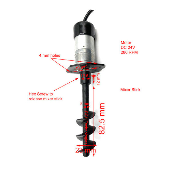 Version 1 High Performance White Ink Stirrer Mixer for L1800, 1390 DTF & DTG Printers - with GA25-370 Motor