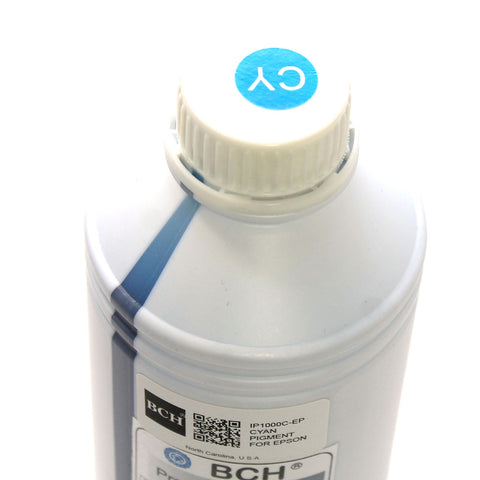 Premium 1000 ml Cyan Pigment Ink for Epson (IP1000C-AE)