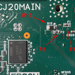 3-in-1 Combo B12, F1 & F2 Fuse for Epson ET-8550 / ET8550 / ET-8500 – Fix Errors 031004, 031005, 031006, No Power, Freeze