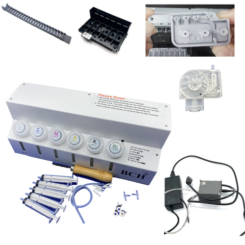 Professional Bundle Conversion DIY Continuous Ink Supply (CIS) Kit for ET-8550 DTF Conversion - ET-8550 ET8550 CIS