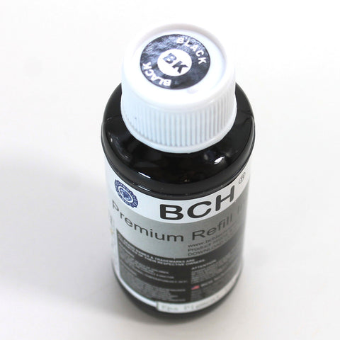 Premium Pigment Ink - 100 ml Black for HP  (IP100-4-AH)