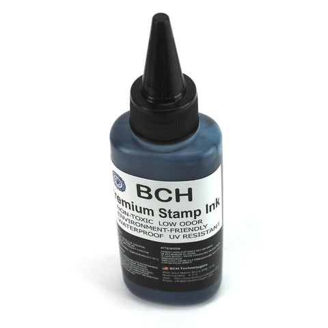 Premium Black Water-Based Refill Ink for Self Inking Stamps Inkpad