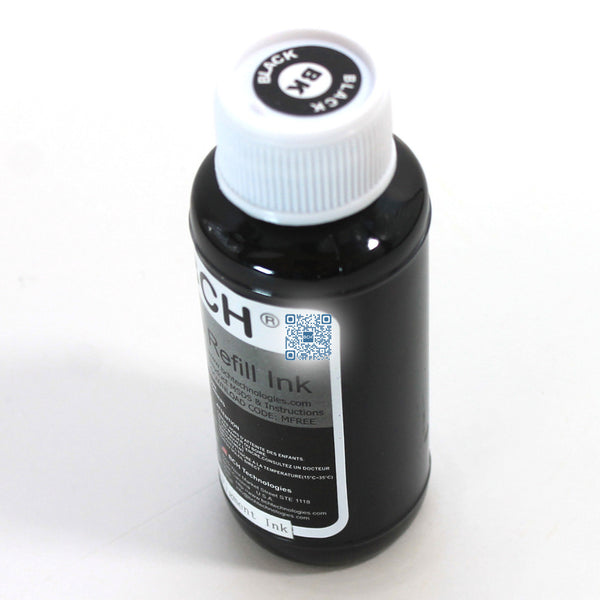 Premium Pigment Ink - 100 ml Black for HP  (IP100-4-AH)