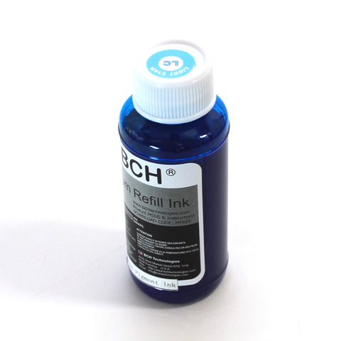 Premium 100 ml Light Cyan Sublimation Ink for Epson (IS100LC-AE)