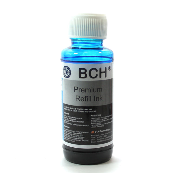 Premium Dye Ink - 100 ml Light Cyan (PC) for Canon (ID100LCAC)