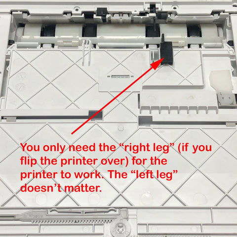 Printer Tray Leg for HP Envy 6000 6400 Series 4LW49-90009 Paper Tray: Fix Tray is Open Error for ENVY 6052 6055