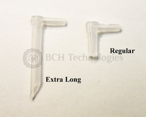 Extra Long Plastic Elbow-Plug 4-Pair Set for Continuous Ink System CISS CIS - Plastic