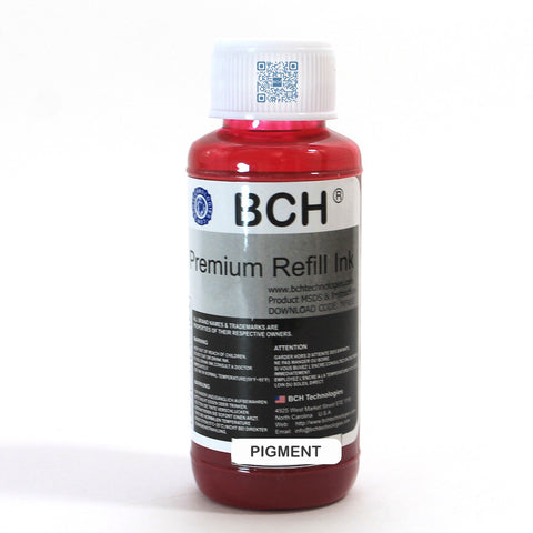 Premium Pigment Ink - 100 ml Magenta Ink for HP  (IP100-6-AH)